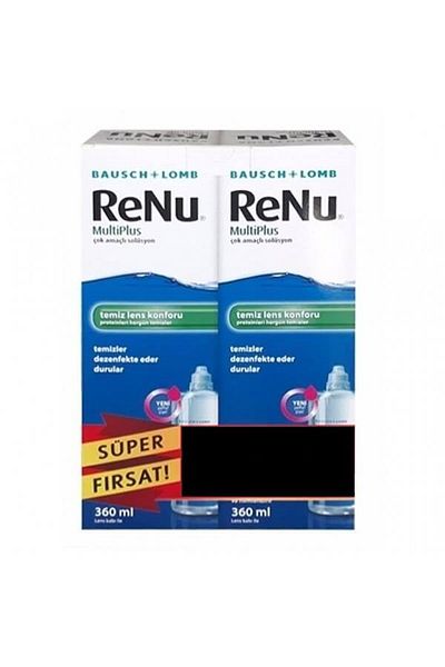 Renu Multiplus Lens 360 ml Solution - 2-Piece Advantage Pack (Old Packaging)