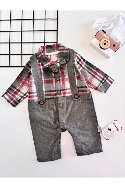 cacobutik Erkek Bebek Oduncu Salopet Tulum