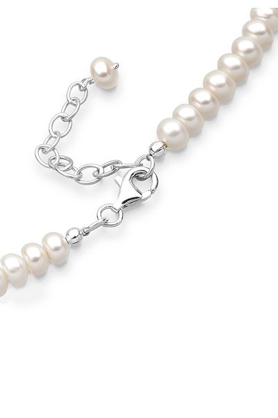 ELLI Náhrdelník Elegantní Klasický Sladkovodní Perla 925 Sterling Silver