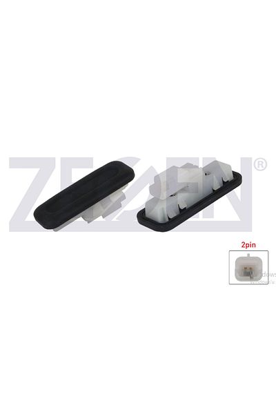 İthal 2 Pin Trunk Lock Button for Peugeot 308 - 3008 - 207 and Citroen C4 - C4 Picasso - C5 Ii 2004