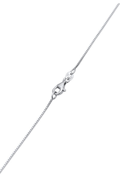 ELLI Dámský náhrdelník Solitaire s přívěskem Basic se zirkony ze sterlingového stříbra 925, pozlacený