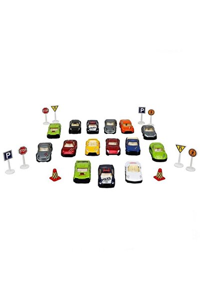 TOYFEST مجموعة سيارات معدنية مكونة من 15 قطعة