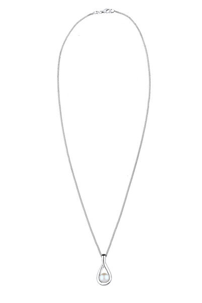 ELLI Náhrdelník Nekonečno Sladkovodní kultivované perly 925 Sterling Silver