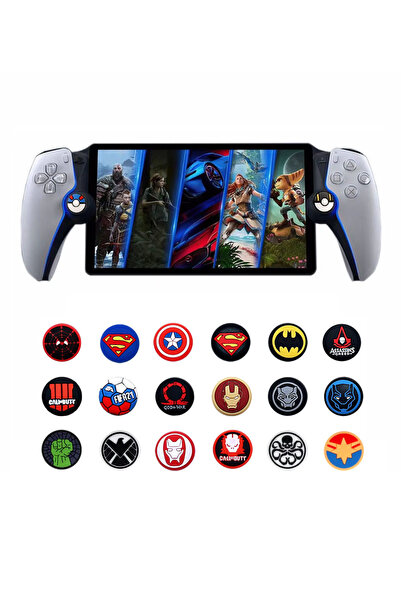 Dobe Sony PlayStation Portal 3D Analog Koruyucu Silikon-2 Adet