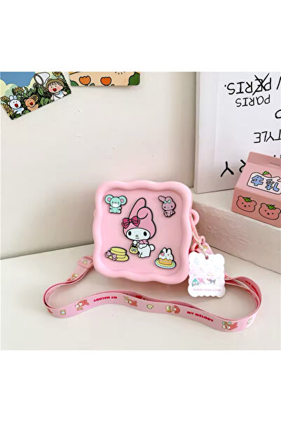 synshop حقيبة سانريو ميلودي للأطفال من السيليكون - حزام قابل للتعديل ومخرج قا...