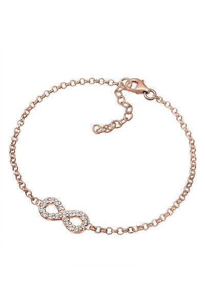 ELLI 925 Sterling Silber – Damen-Armband, Unendlichkeitssymbol, grundlegende Kristalle