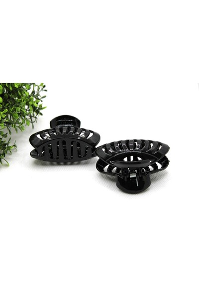 Tezcan Aksesuar Πόρπη με οβάλ μανταλάκι 6 cm Συσκευασία 2 τεμαχίων