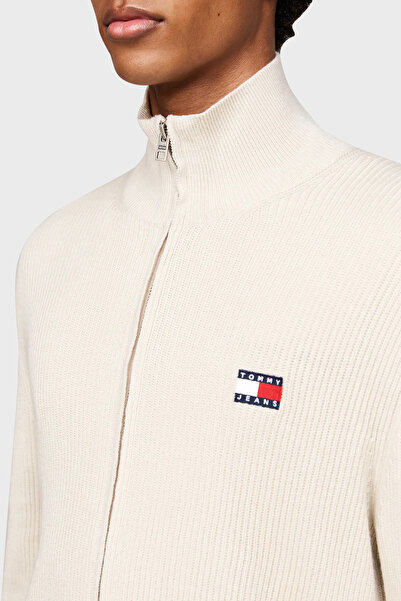 Tommy Jeans Yün Karışımlı Slim Fit Dik Yaka Fermuarlı Sweat Erkek SWEAT DM0DM19435 ACG