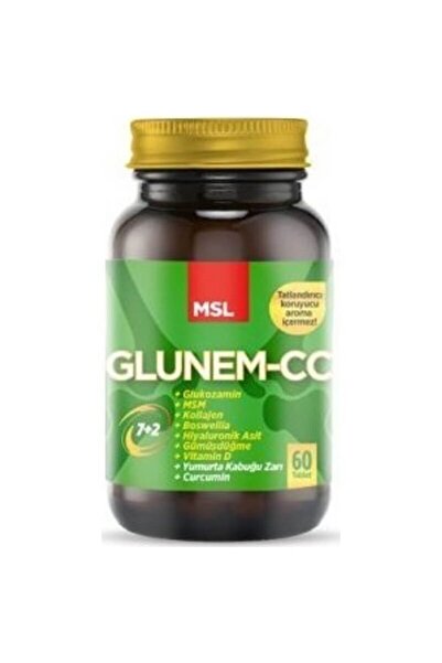 Genel Markalar MSL Glunem-CC Collagen Curcumin Glukozamin 60 Tablet