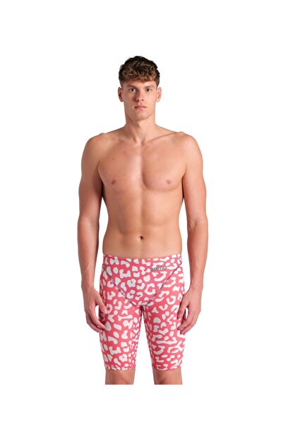 ARENA POWERSKIN ST NEXT LE JAMMER LEOPARD SKIN GERANIUM