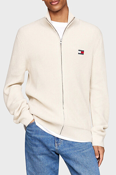 Tommy Jeans Yün Karışımlı Slim Fit Dik Yaka Fermuarlı Sweat Erkek SWEAT DM0DM19435 ACG