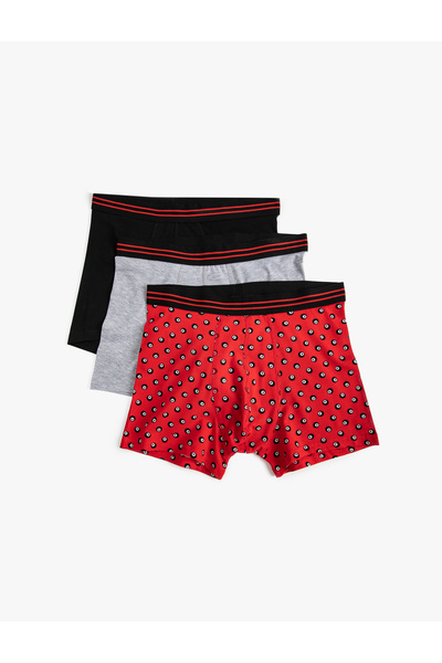 Koton 3-Piece Boxer Set Cotton