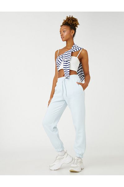 Koton Pantaloni de sport de jogger de bază cu ridicare
