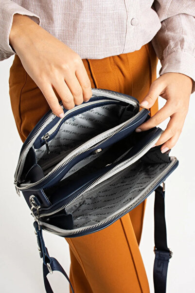 JP POLO Women's Original Just Polo New Season Lakos Fabric Luxury Shoulder Bag Shoulder Bag 16 X 26 cm