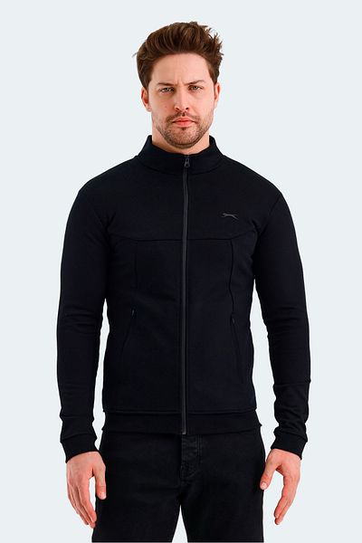 Slazenger Черен мъжки суитшърт VISUAL