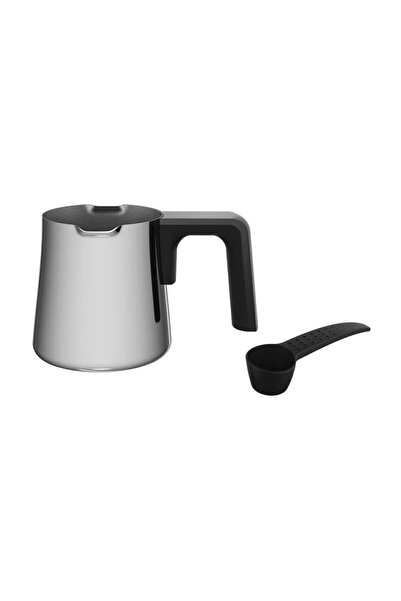 teknotrust Siyah Çelik İkili Türk Kahve Makinesi, Pratik ve Şık Tasarım