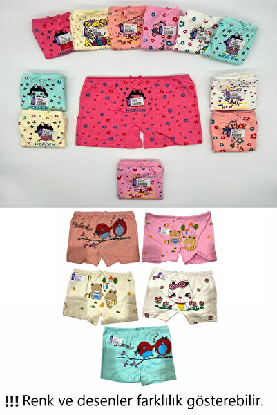 SİERNA Fată cu imprimeu boxeri 10 bucăți srn-002322