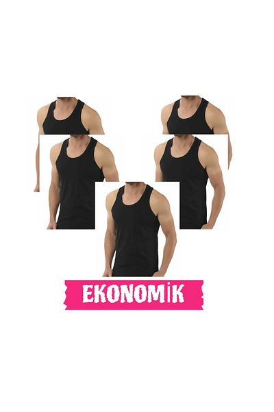 SİERNA 5 Color Men's Undershirt Srn-001258