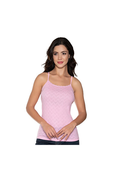 SİERNA Women's 6-Piece Jacquard Rope Strap Tank Top -001 Sierna