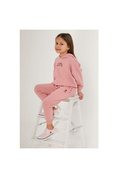 U.S. Polo Assn. U.S. Polo Assn. Girls Pink Tracksuit Set