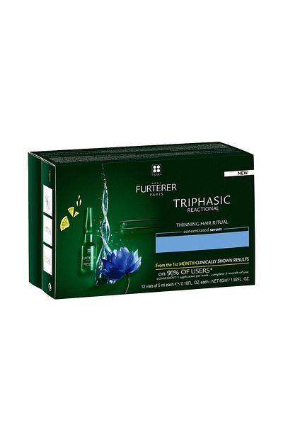 Rene Furterer Triphasic Reacciional Anti-haarausfall-ritualampullen 12 X Rene Furterer 5 ml