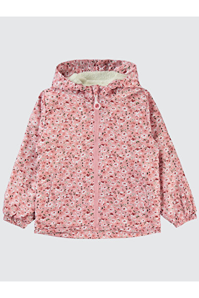 Civil Girls معطف واق من المطر بلون مسحوق للفتيات من عمر 6 إلى 9 سنوات