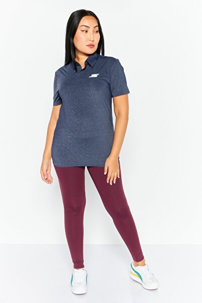 SKECHERS Women Regular Fit Short Sleeve Outdoor Polo Shirt, Dark Gray