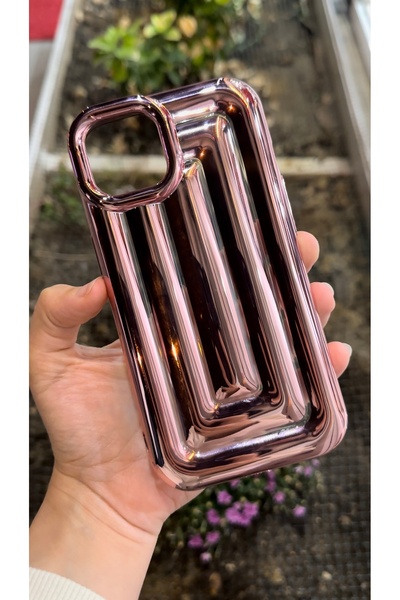 OVADA İphone 11 Uyumlu 3D Labirent Desenli Silikon Kılıf