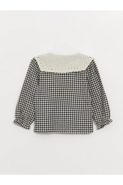 LC Waikiki Βρεφικό πουκάμισο με μακρυμάνικο καρό γιακά Lcw