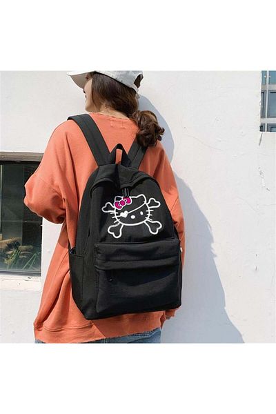Aesthia Σακίδιο πλάτης Unisex με τυπωμένο MINGALONDON Hello Kitty Dangerous