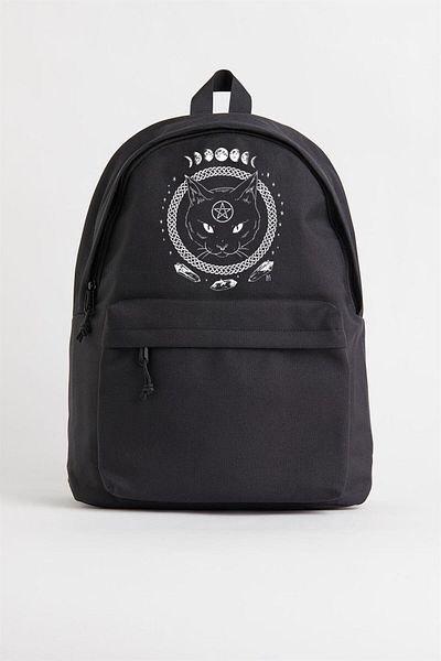 Aesthia Σακίδιο πλάτης Unisex με τυπωμένο ταρώ γάτα ΜΑΓΚΑΝΘΛΟΝΙΟΥ