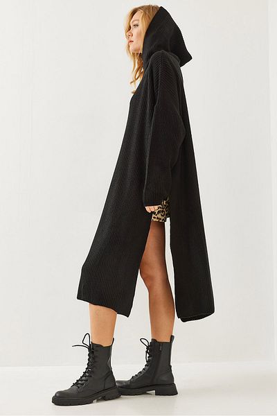 Detua Women's Hooded Long Poncho