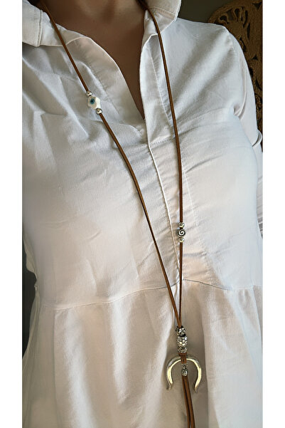 by özllem تصميم قلادة يد طويلة Bohostyle