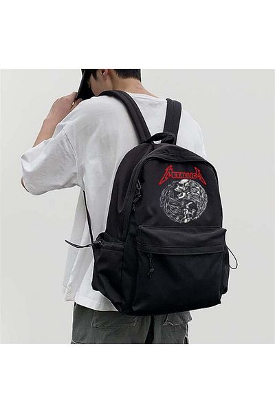 Aesthia Σακίδιο πλάτης Unisex με στάμπα MINGALONDON Metallica