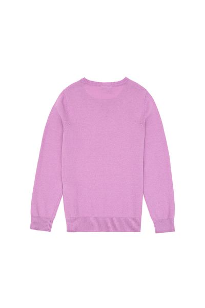 U.S. Polo Assn. Girl's Lilac Basic Crew Neck Sweater 50288894-Vr034