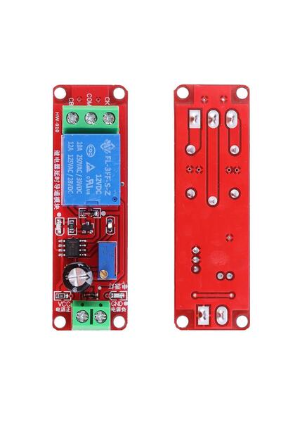TLS Robotik 12v Ne555 Zaman Ayarlı Tekli Röle Modülü
