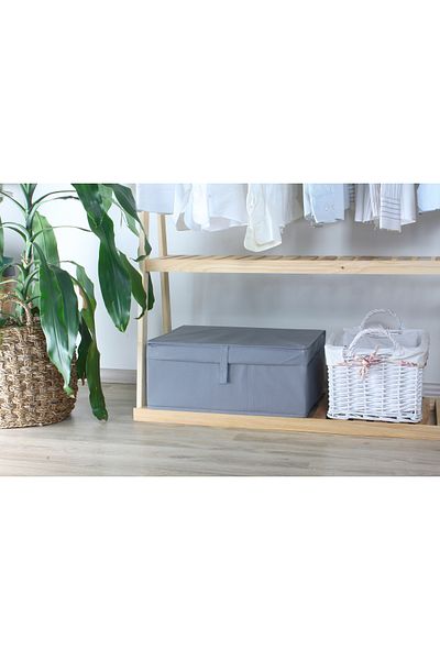 Venita Home Κουτί πολλαπλών χρήσεων σε μορφή κουτιού με 6 καπάκια (πλυντήριο-αποθήκευση-οργάνωση κ.λπ.) Διοργανωτής, 50x40x19