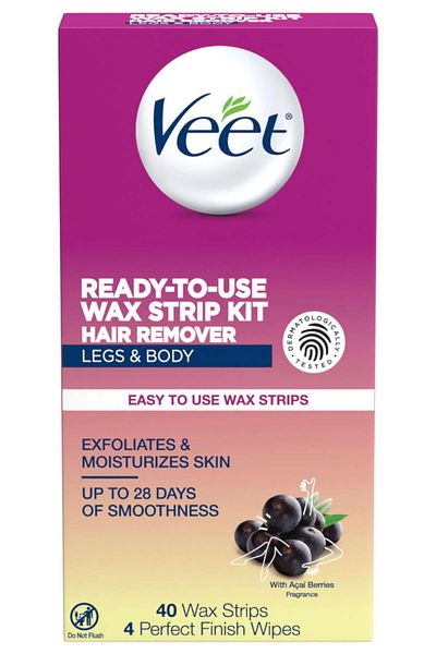 Veet Leg and Body Area Waxing Strips Pack of 40
