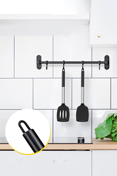 valletta 2 Piece Mass Silicone Pocket Plate Serving Set - Black