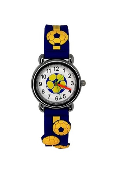 ZAVİRA Sarı Lacivert Taraftar Çocuk Kol Saati