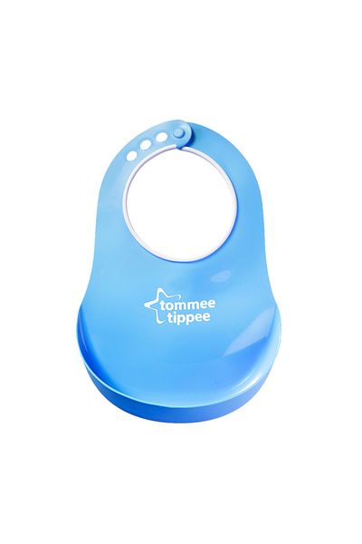 tommee tippee Essentials Comfi Neck Catch Bib- Pink/Blue/Orange