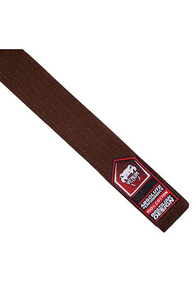 Venum Bjj Belt Brown A3 – Thick, Sturdy, 100% Cotton With Traditional Gi Embroidered Patch