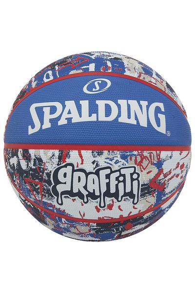 SPALDING United Sports Unisex - Adult Graffiti Sz6 Ball, Blue/Red, 6