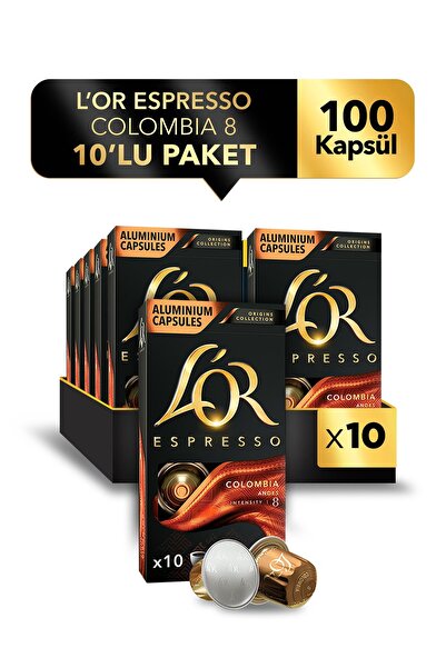 L'OR Espresso Origin COLOMBIA X 100 Adet Kapsül