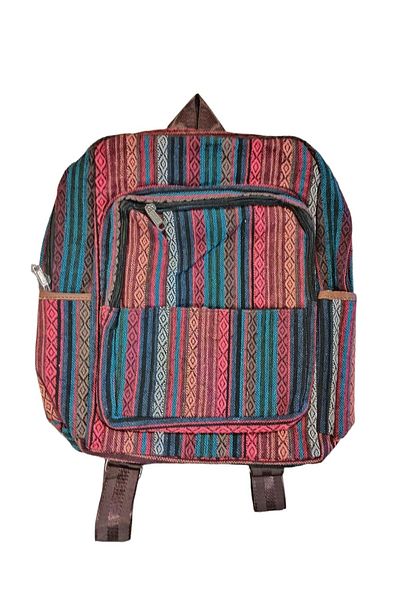 Sentor Straw Patterned Backpack
