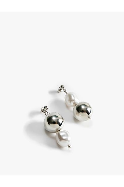 Koton Dangle Pearl Earrings