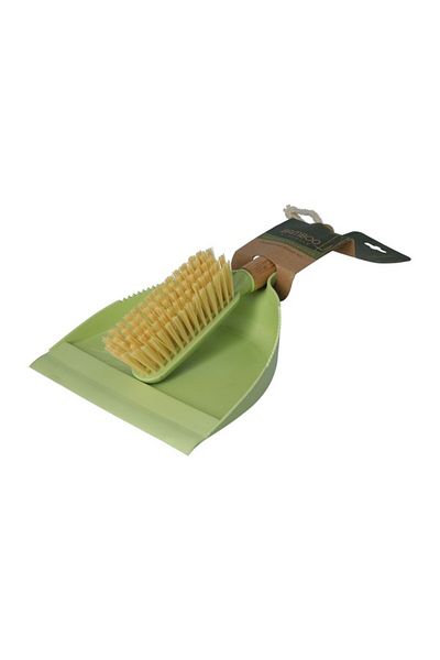 Evriholder Bamboo Naturals Ergonomic Handle Dustpan and Broom Set