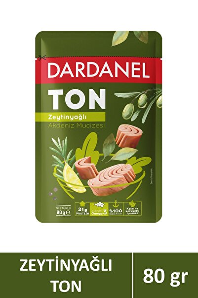 Dardanel Zeytinyağlı Ton Balığı Poşet 80 Gr