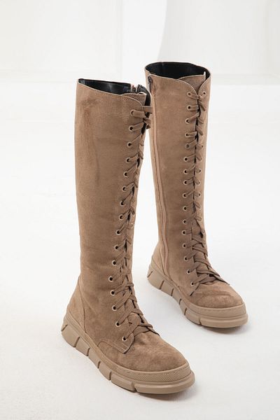 SOHO Damenstiefel aus Nerz-Wildleder – Modell 19977