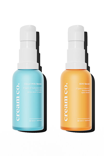 Cream Co. Bariyer Güçlendirici Seramid C Vitamini Arbutin Leke/Akne Karşıtı Onarıcı Yenileyici Ikili